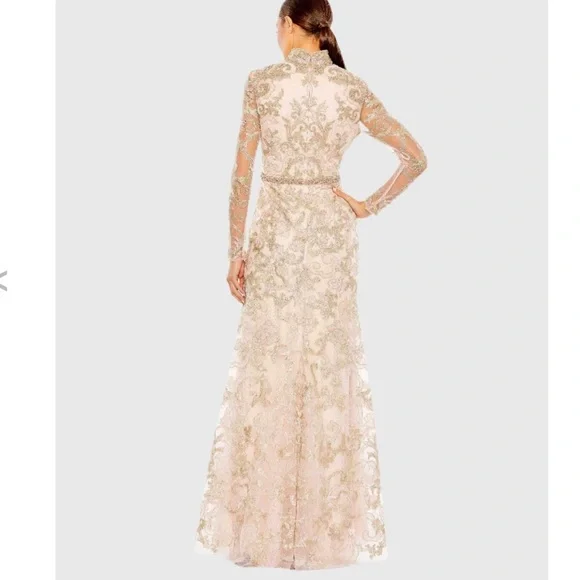 Mac Duggal 11165 Long Sleeve Formal Gown